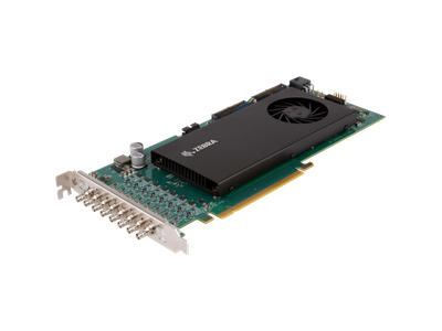 Zebra CXP Pro Octo CXP-12 frame grabber is built to leverage the speed and bandwidth of the CoaXPress 2.1 vision standard. It delivers eight CXP-12 connections and massive data throughput for multi-camera, high-resolution, and high frame rate applications. With 16 GB of onboard memory, advanced image processing hardware and a PCIe Gen3 x 16 interface, the Rapixo CXP Pro Octo keeps pace with today's fastest sensors while maintaining rock-solid reliability. 